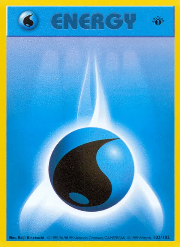 Water Energy - Base Set Pokemon Card