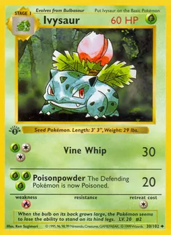 Ivysaur - Base Set