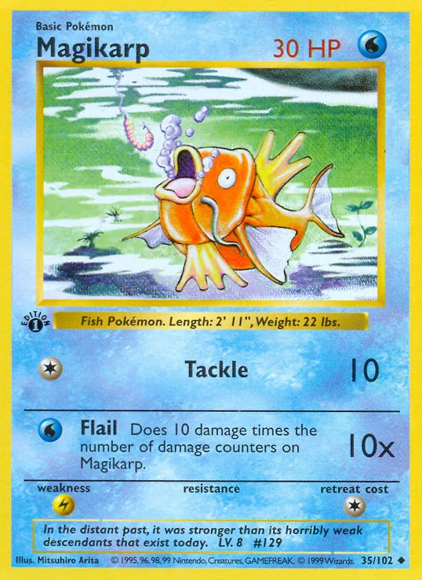 Magikarp - Base Set Pokemon Card