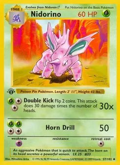 Nidorino - Base Set