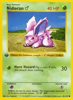 Nidoran♂ - Base Set