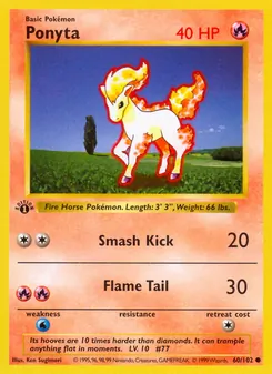 Ponyta - Base Set