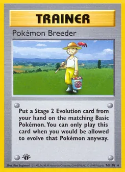 Pokémon Breeder - Base Set