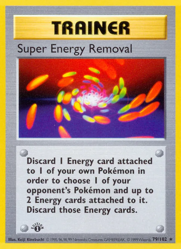 Super Energy Removal - Base Set Pokemon Card