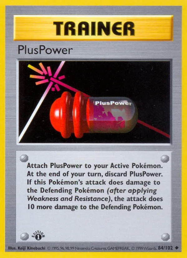 PlusPower - Base Set Pokemon Card