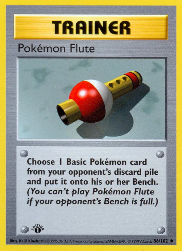 Pokémon Flute - Base Set Pokemon Card
