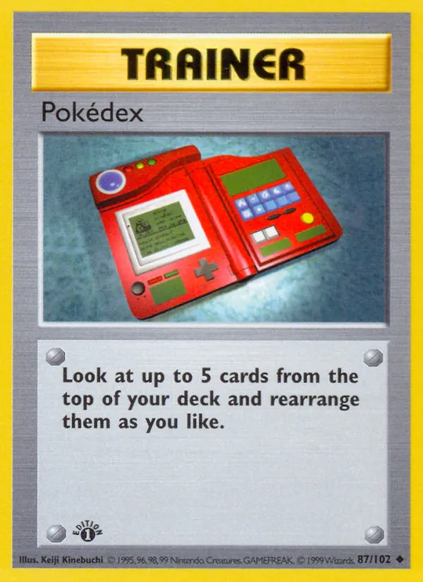 Pokédex - Base Set Pokemon Card