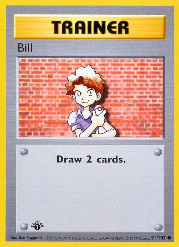Bill - Base Set Pokemon Card