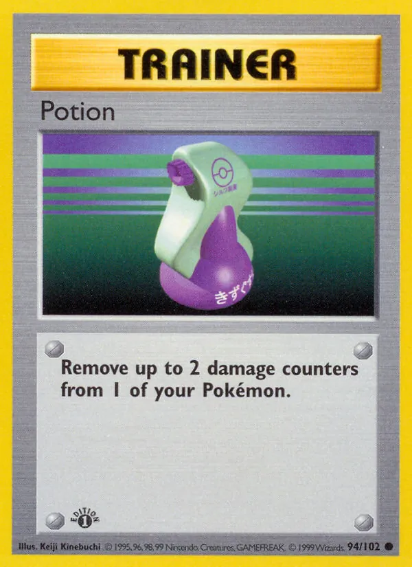 Potion - Base Set Pokemon Card