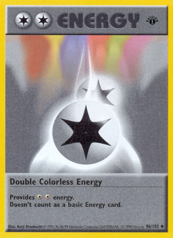 Double Colorless Energy - Base Set Pokemon Card