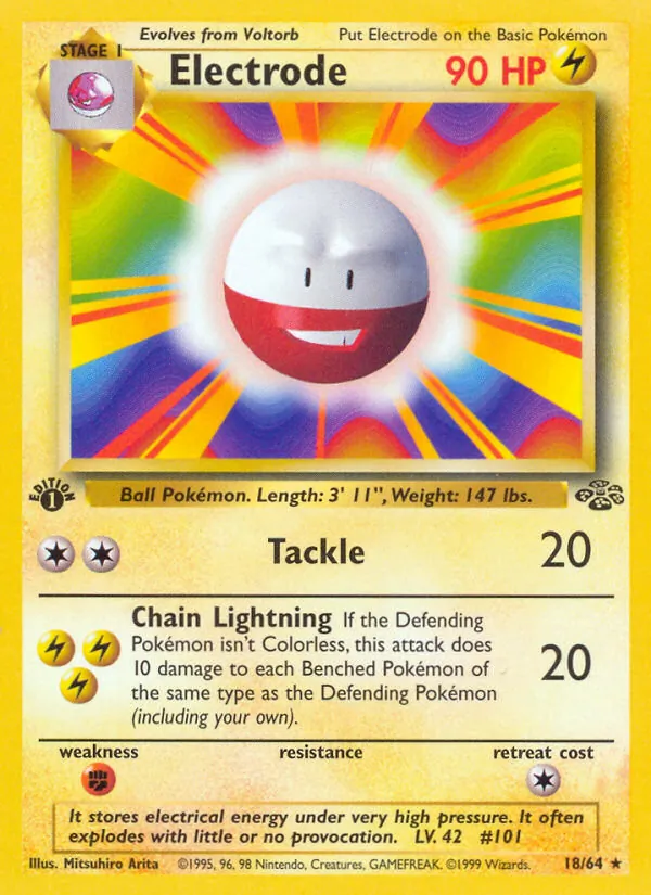 Electrode - Jungle Pokemon Card