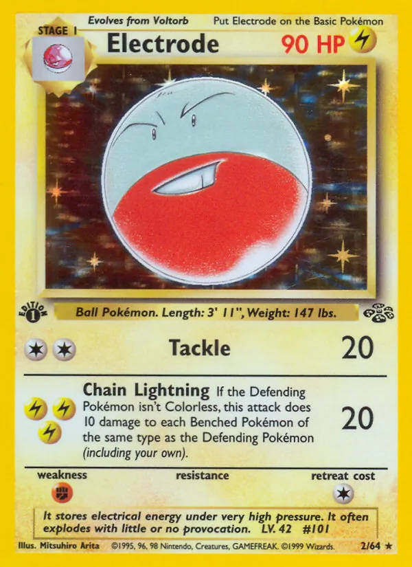 Electrode - Jungle Pokemon Card