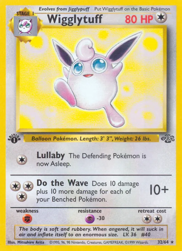 Wigglytuff - Jungle Pokemon Card