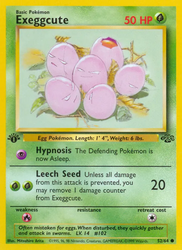 Exeggcute - Jungle Pokemon Card
