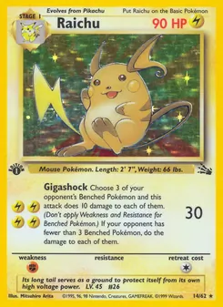 Raichu - Fossil