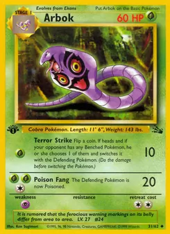 Arbok - Fossil