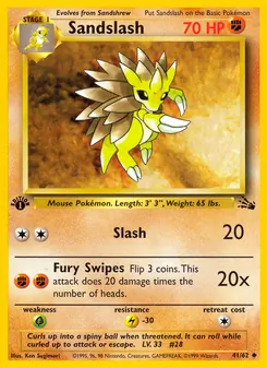 Sandslash - Fossil
