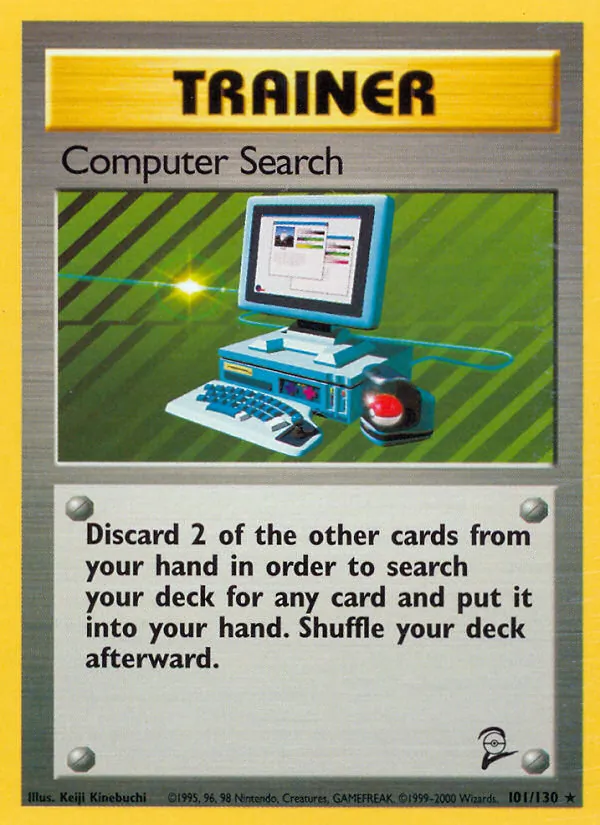 Computer Search - Base Set 2 Pokemon Card