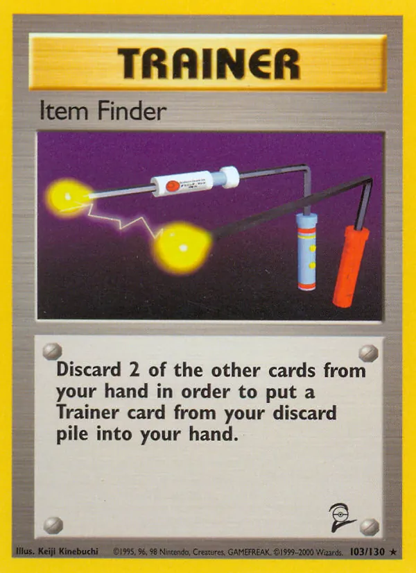 Item Finder - Base Set 2 Pokemon Card