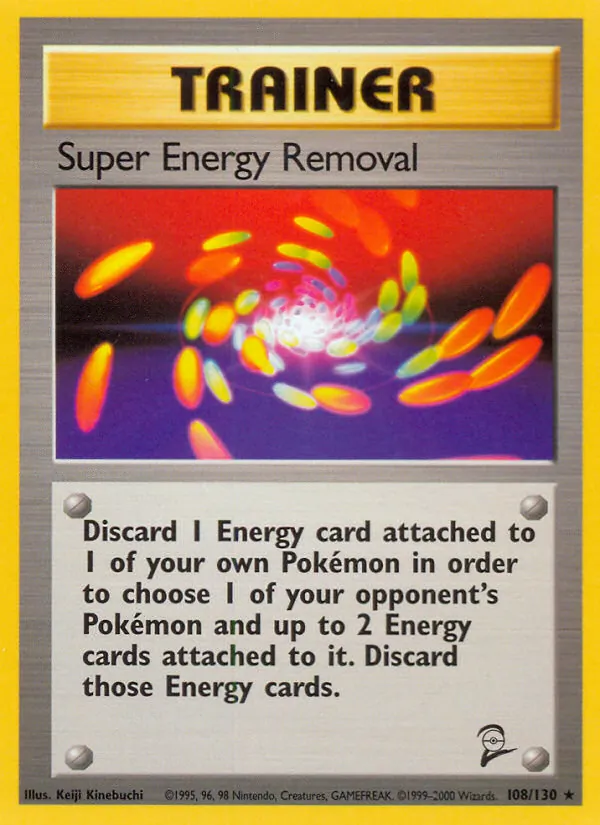 Super Energy Removal - Base Set 2 Pokemon Card