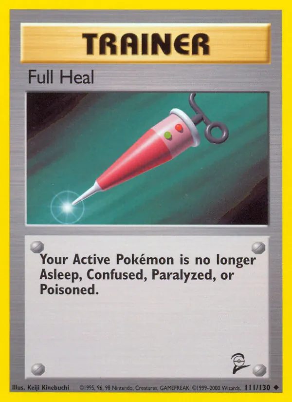 Full Heal - Base Set 2 Pokemon Card