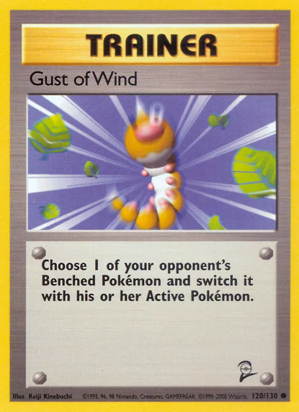 Gust of Wind - Base Set 2 Pokemon Card