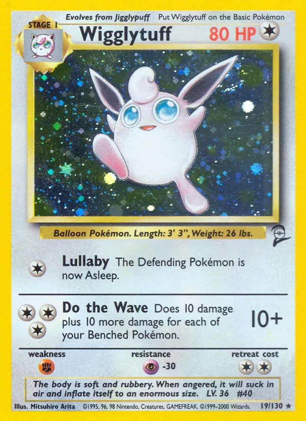 Wigglytuff - Base Set 2 Pokemon Card