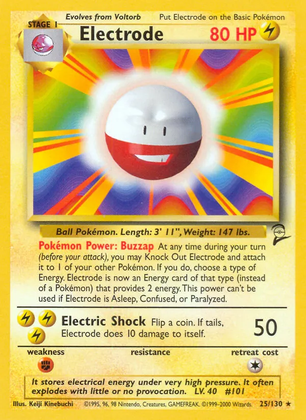 Electrode - Base Set 2 Pokemon Card
