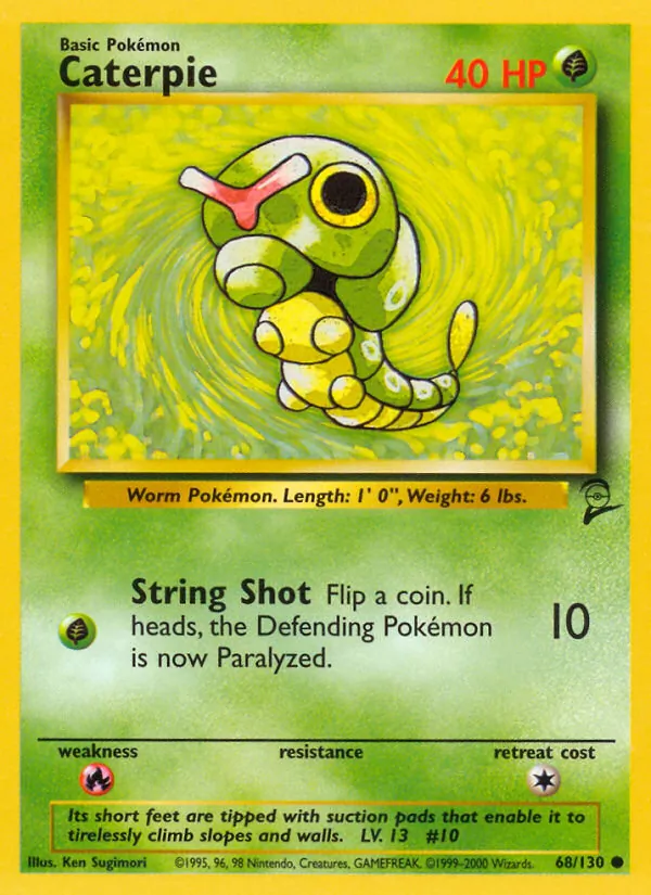 Caterpie - Base Set 2 Pokemon Card