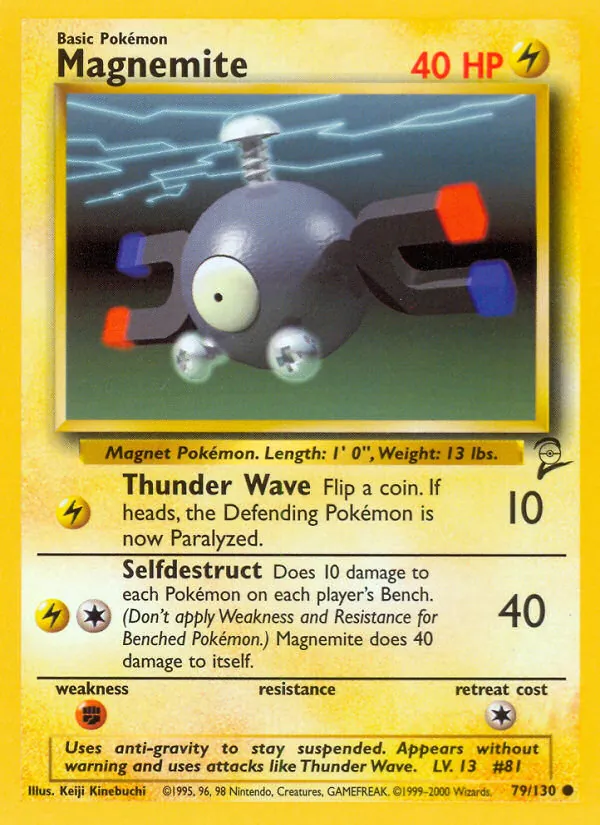 Magnemite - Base Set 2 Pokemon Card