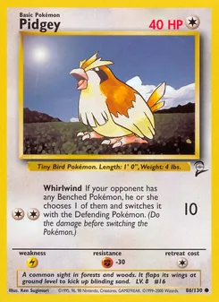 Pidgey - Base Set 2