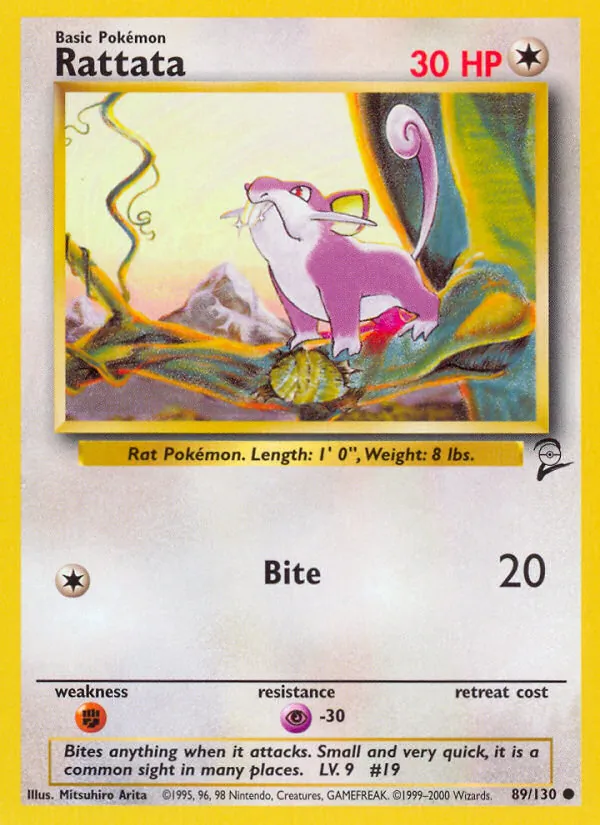 Rattata - Base Set 2 Pokemon Card