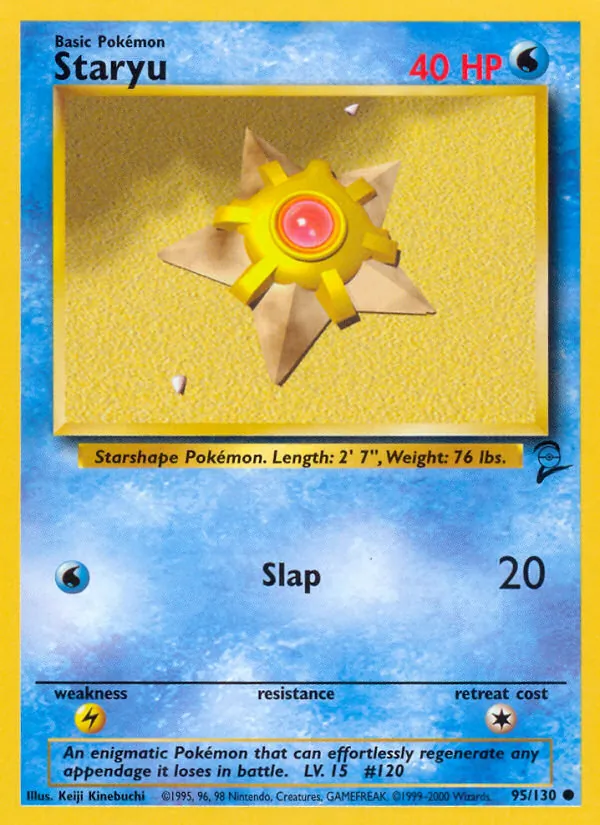 Staryu - Base Set 2 Pokemon Card