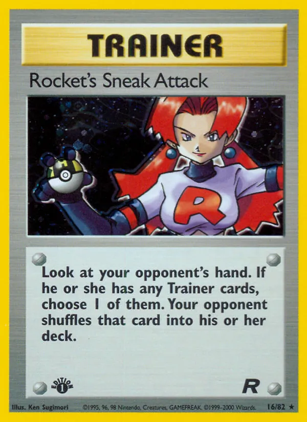 Rocket's Sneak Attack - Team Rocket Pokemon Card