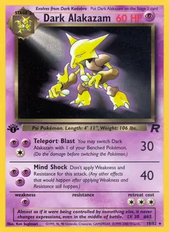 Dark Alakazam - Team Rocket