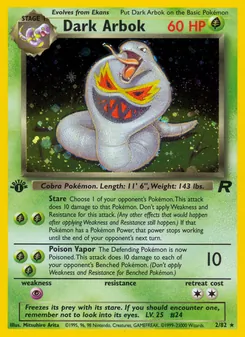 Dark Arbok - Team Rocket