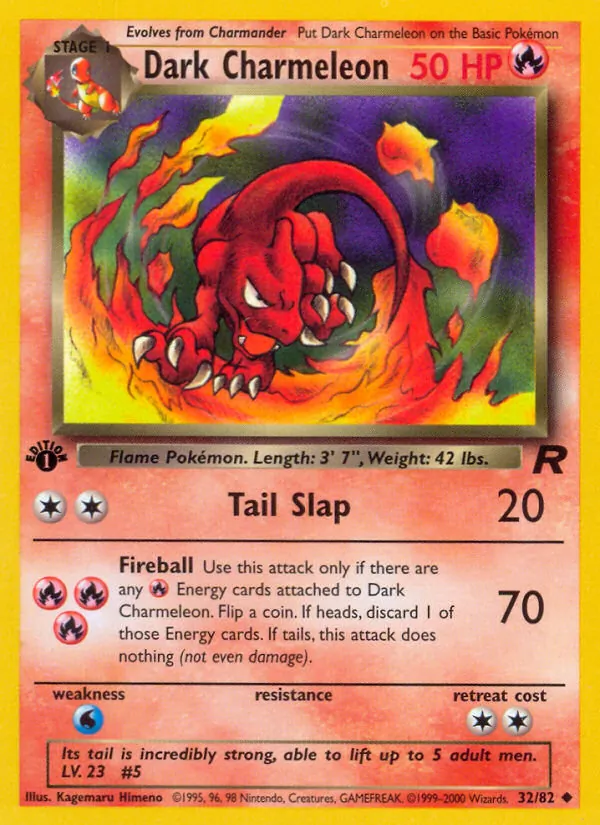 Dark Charmeleon - Team Rocket Pokemon Card