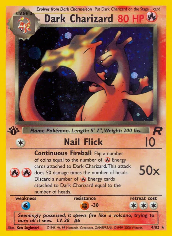 Dark Charizard - Team Rocket Pokemon Card