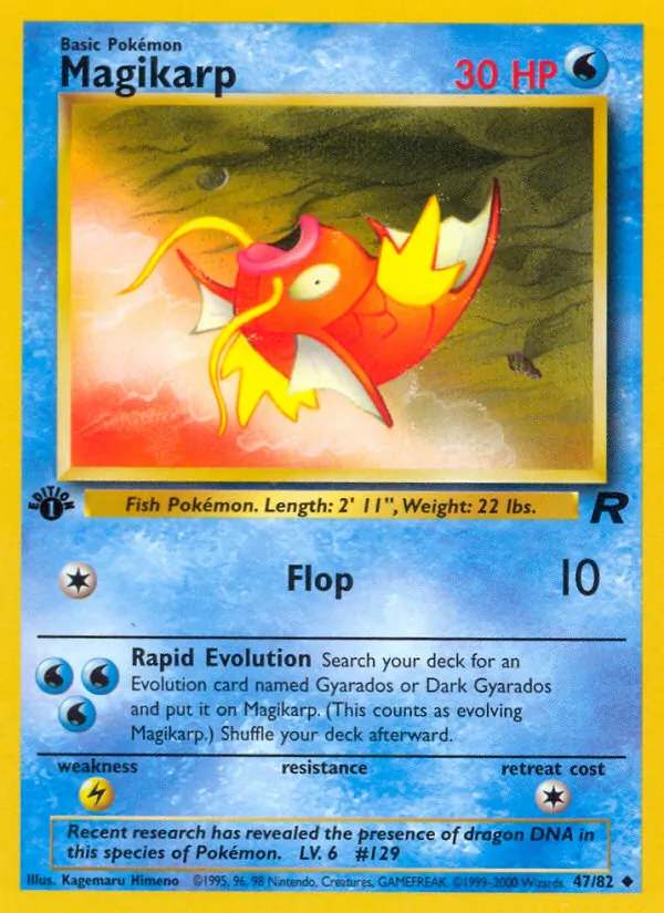 Magikarp - Team Rocket Pokemon Card