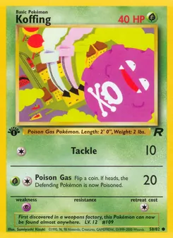 Koffing - Team Rocket