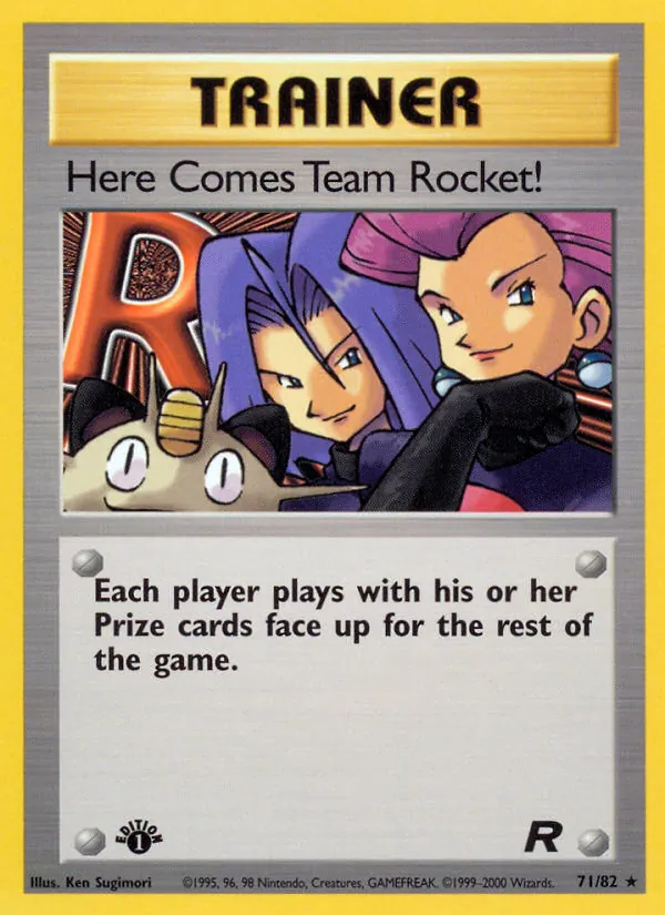 Here Comes Team Rocket! - Team Rocket Pokemon Card