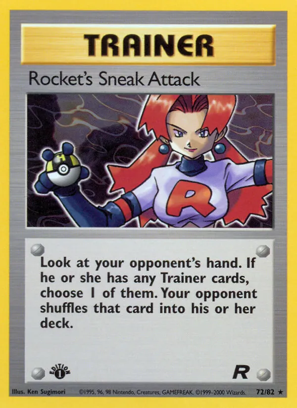 Rocket's Sneak Attack - Team Rocket Pokemon Card