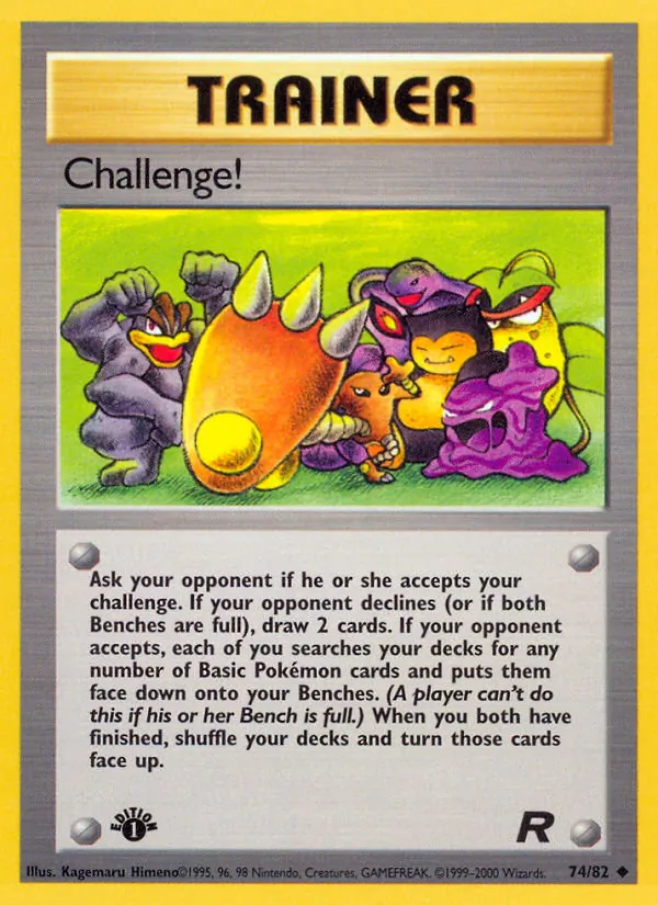 Challenge! - Team Rocket Pokemon Card