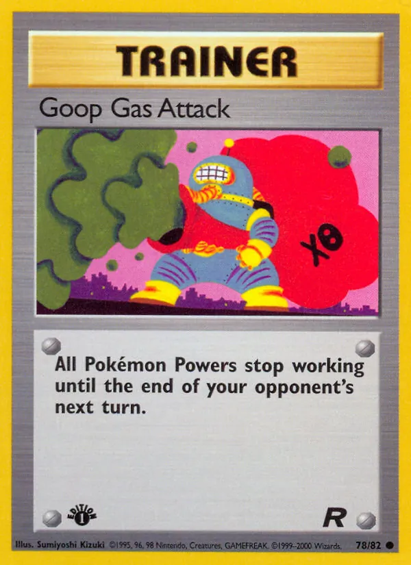 Goop Gas Attack - Team Rocket Pokemon Card
