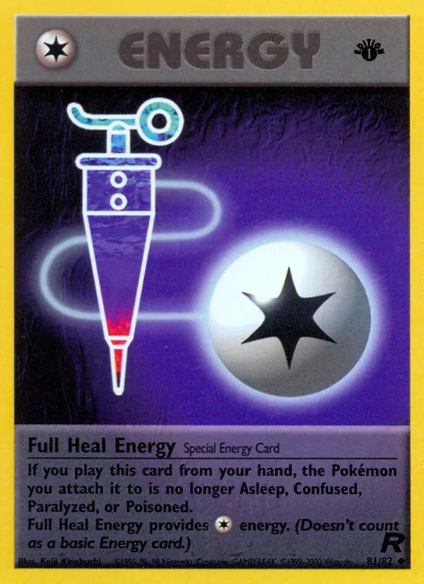 Full Heal Energy - Team Rocket Pokemon Card