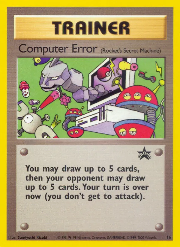 Computer Error - Wizards Black Star Promos Pokemon Card