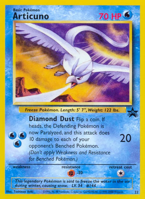 Articuno - Wizards Black Star Promos Pokemon Card