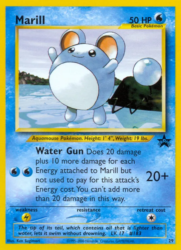 Marill - Wizards Black Star Promos Pokemon Card