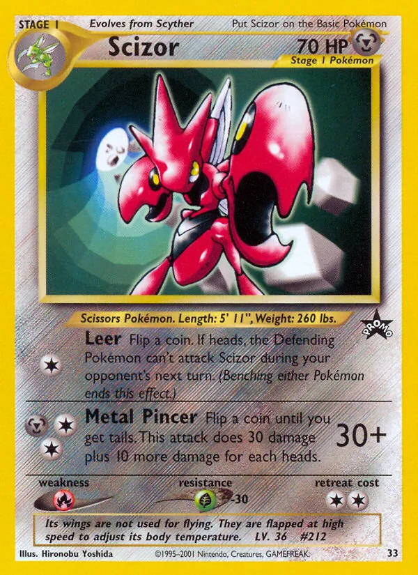 Scizor - Wizards Black Star Promos Pokemon Card