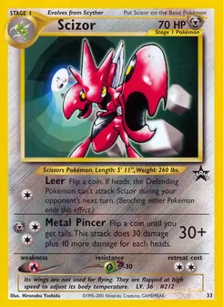 Scizor - Wizards Black Star Promos